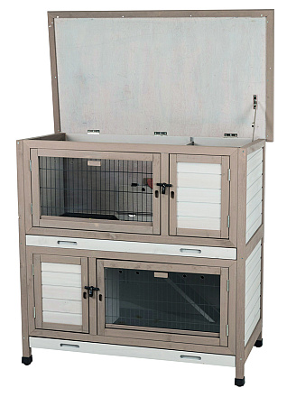 TRIXIE Natura Knaagdierhok met Isolatie Grijs