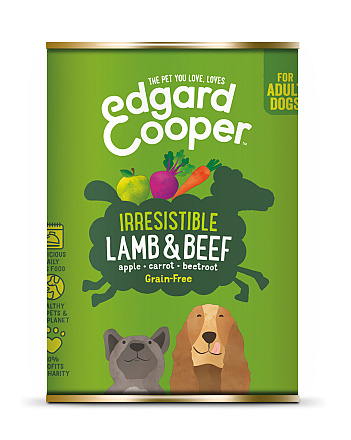 Edgard & Cooper hondenvoer Adult lam en rund 400 gr
