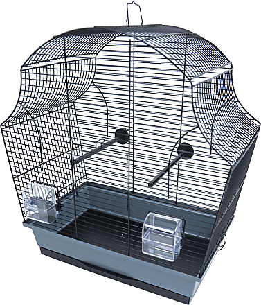 Inter-Zoo vogelkooi Margot 2 Zwart/Grijs