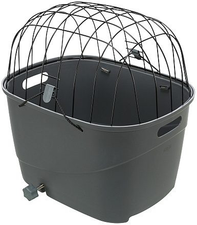 TRIXIE fietsmand voor Bagagedrager Grijs