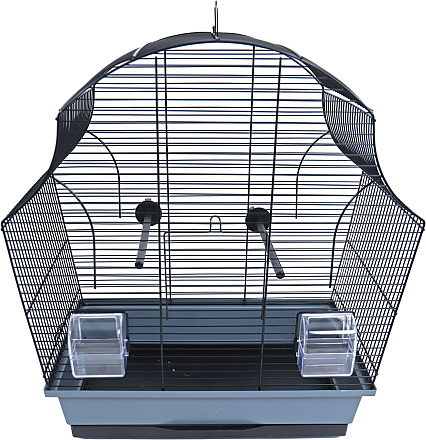 Inter-Zoo vogelkooi Margot 2 Zwart/Grijs