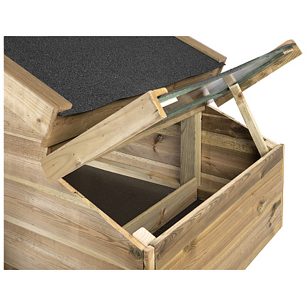 Voldux kippen- of konijnenhok Romy Rechts