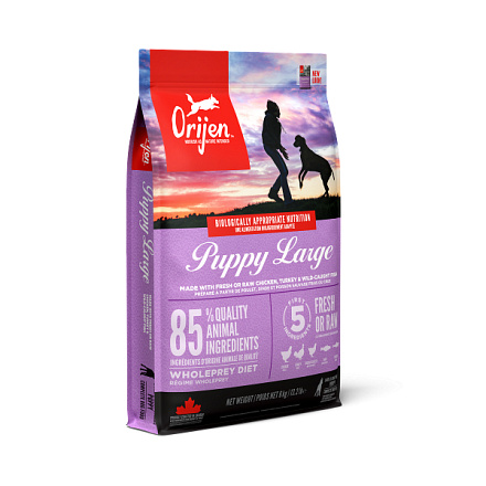 Orijen hondenvoer Puppy Large Breed <br>11,4 kg