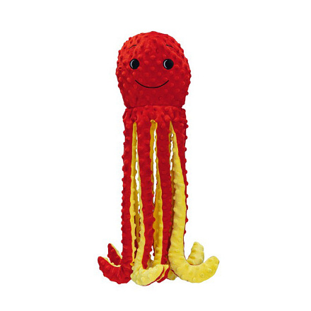 Beeztees Hondenspeelgoed Octopus Amy Rood 56 cm