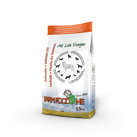 Farm Food hondenvoer HE Zalmolie 15 kg