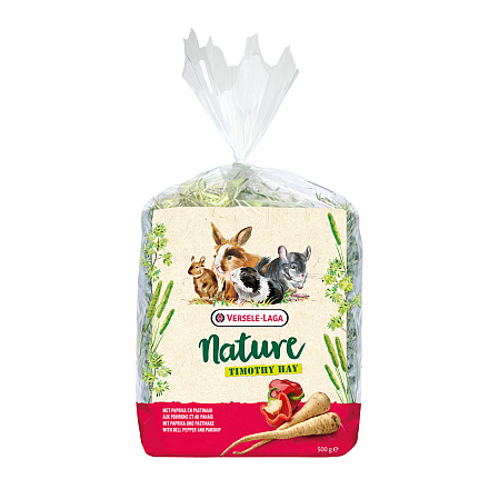 Versele-Laga Nature Timothy Hay Bell Pepper & Parsnip 500 gr
