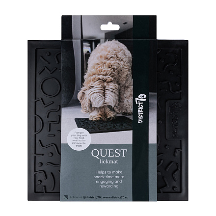 District 70 Likmat Quest Donkergrijs<br> 28 x 28 cm