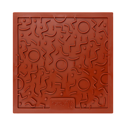 District 70 Likmat Quest Brick Red<br> 28 x 28 cm