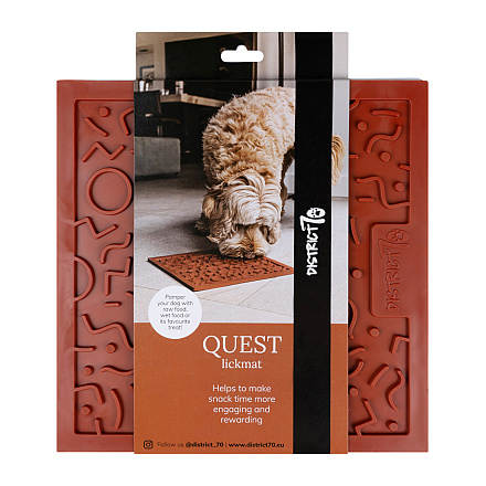 District 70 Likmat Quest Brick Red<br> 28 x 28 cm