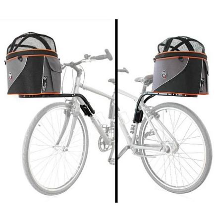 DoggyRide Draagtas Cocoon Antraciet/Zwart XL