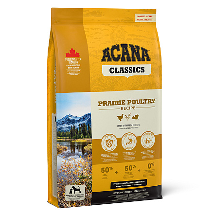 Acana Hondenvoer Classic Prairie Poultry <br>9,7 kg