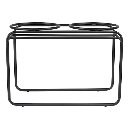 District 70 Voerbakstandaard Butler Zwart