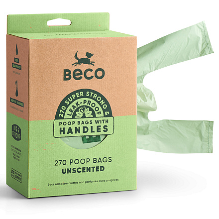 Beco Pets Poepzakjes met Handvatten 270 st