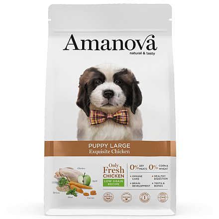 Amanova Hondenvoer Puppy Large Exquisite Chicken 12 kg