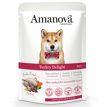 Amanova Hondenvoer Turkey Delight 100 gr