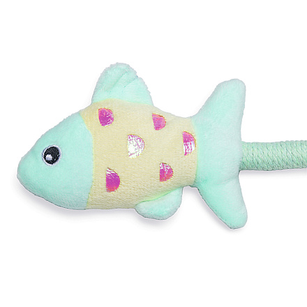 Beeztees Kittenspeelgoed Vis met Touw Roxy