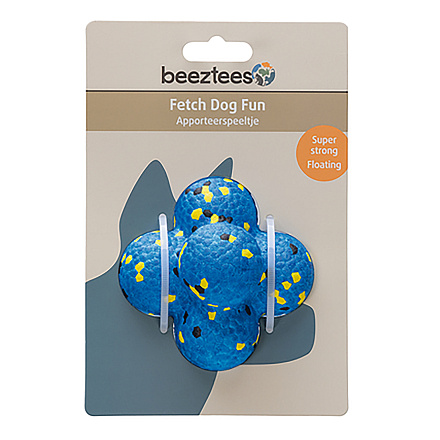 Beeztees Fetch Foam Atoom Blauw