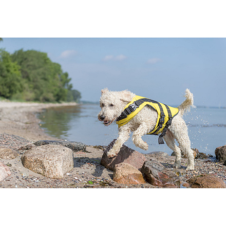TRIXIE zwemvest voor honden geel/zwart