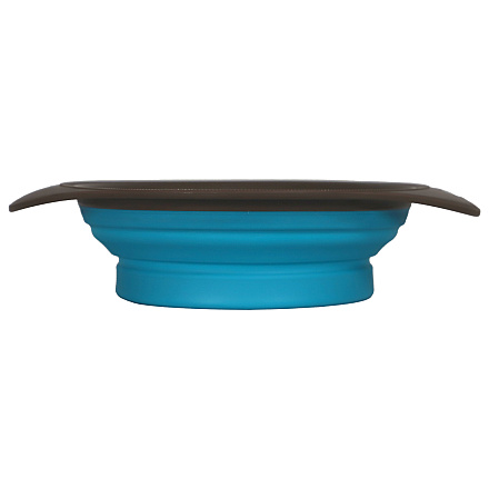 Voer- en Drinkbak Opvouwbaar Grijs/Blauw