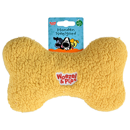 Woezel & Pip Hondenspeelgoed Bot met Piep Geel