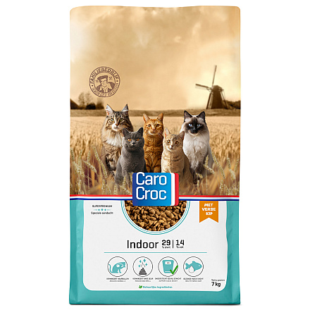 CaroCroc Kattenvoer Indoor 7 kg