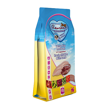 Renske hondenvoer Super Premium Puppy Kip & lam 600 gr