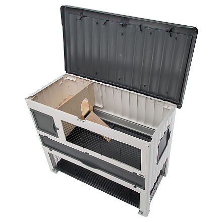 Ferplast Knaagdierverblijf Grand Lodge 140 Plus Grijs