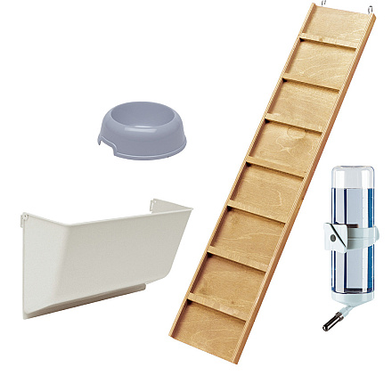 Ferplast Knaagdierverblijf Grand Lodge 140 Plus Grijs