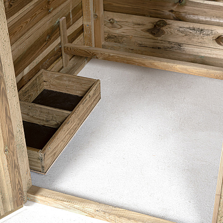 Voldux Kippen- of konijnenhok Hooiberg Eline XL