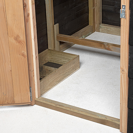 Voldux Kippen- of konijnenhok Hooiberg Mees XL