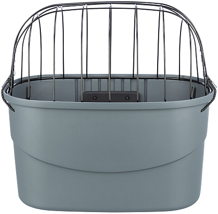 TRIXIE Fietsmand voor aan het stuur grijs