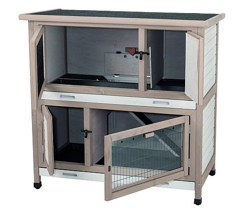 TRIXIE Natura Knaagdierhok met Isolatie Grijs