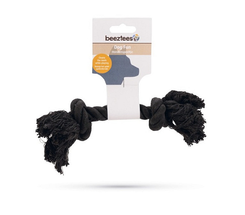 Beeztees Flossytoy 2 Knopen Zwart