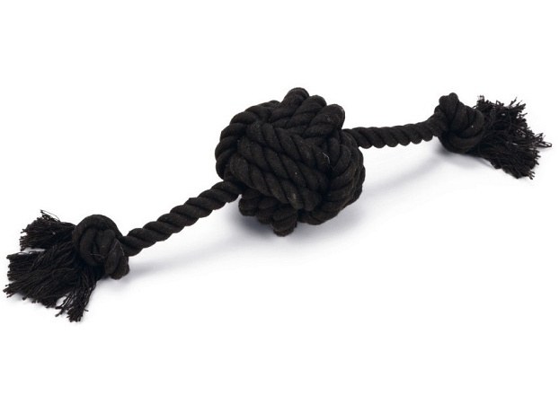 Beeztees Flossytoy Bal Bari Zwart