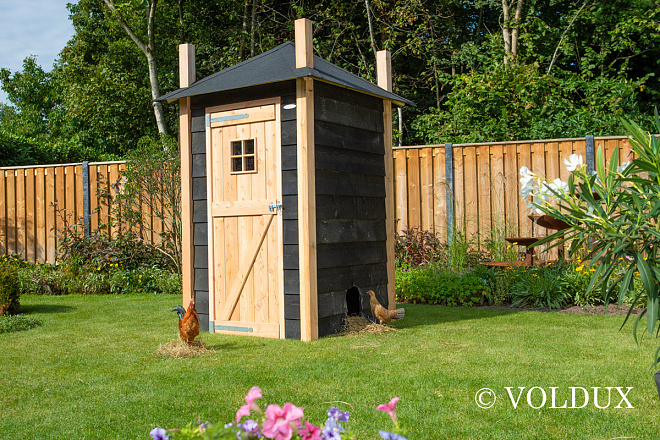 Voldux Kippen- of konijnenhok Hooiberg Mees
