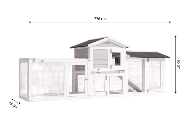 Konijnenhok Avoriaz + Extra Ren