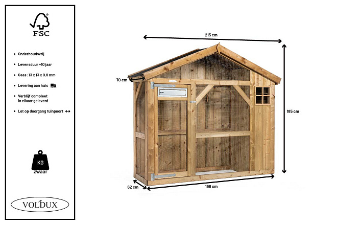 Voldux Volière S2 Rechts
