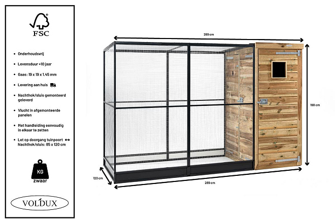 Voldux Volière Thomas Rechts