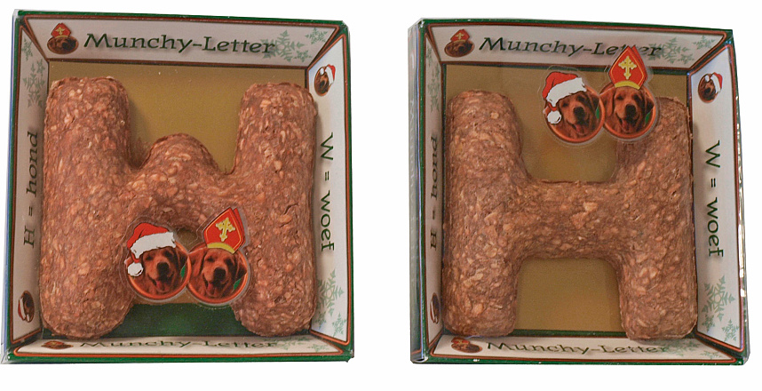 Munchy Letter W en H Assorti