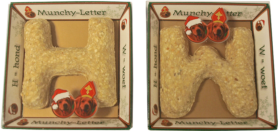Munchy Letter W en H Assorti